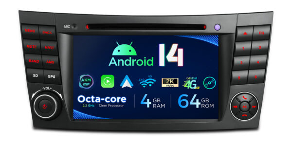 Mercedes-Benz | Various | Android 14 | Octa Core | 4GB RAM & 64GB ROM | Global 4G LTE Solution | PX74M211GS