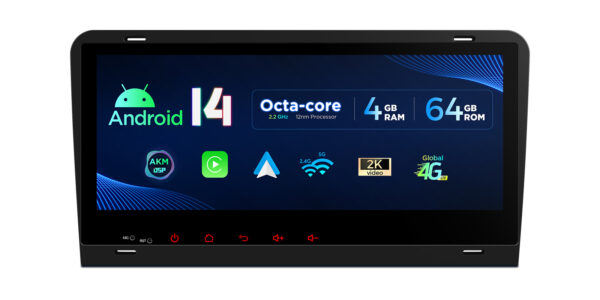 Audi A3/S3/RS3 | Android 14 | Octa Core | 4GB RAM & 64GB ROM | Global 4G LTE solution | PX84AA3LHGS