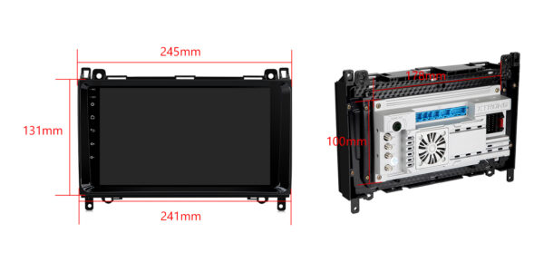 Mercedes-Benz / Volkswagen | Android 14 | Octa Core | 4GB RAM & 64GB ROM | Global 4G LTE Solution | PXP94M245GDAB