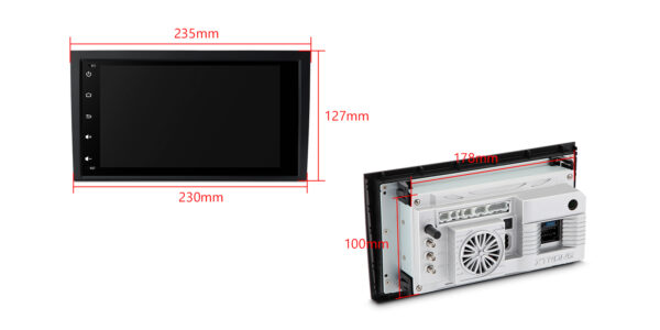 Audi/Seat | Qualcomm 665| Android 14 | Octa Core | 8GB RAM &256GB ROM | HDMI Output | IQ84A4AP