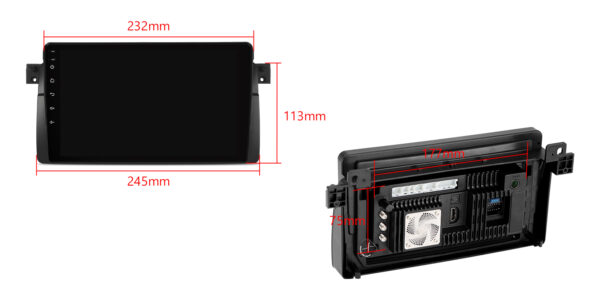 BMW/Rover/MG | Qualcomm 665| Android 14 | Octa Core | 8GB RAM &256GB ROM | HDMI Output | IQP9446BP