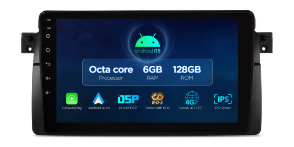 BMW/Rover/MG | Android OS | Octa Core | 6GB RAM & 128GB ROM | QLED Display | Global 4G LTE Solution | IXAP9446BL