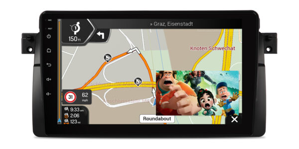 BMW/Rover/MG | Android OS | Octa Core | 6GB RAM & 128GB ROM | QLED Display | Global 4G LTE Solution | IXAP9446BL
