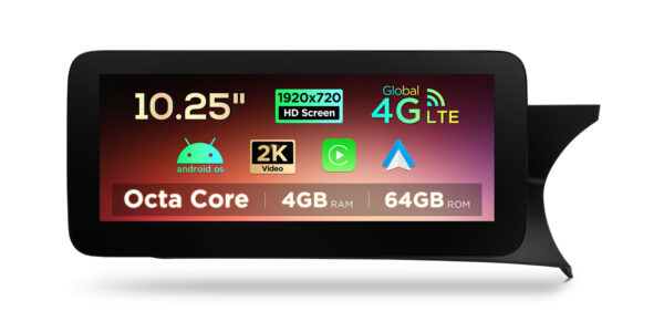 Mercedes-Benz | C-Class | Android OS & OEM system | Octa-core | 4GB RAM & 64GB ROM | Integrated 4G LTE | QAMS1445M12C45R