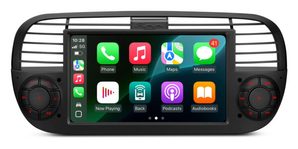 Fiat 500  | Android OS | Octa Core | 64GB ROM | IPS Screen | CarPlay & Android Auto | IDS7050FLB