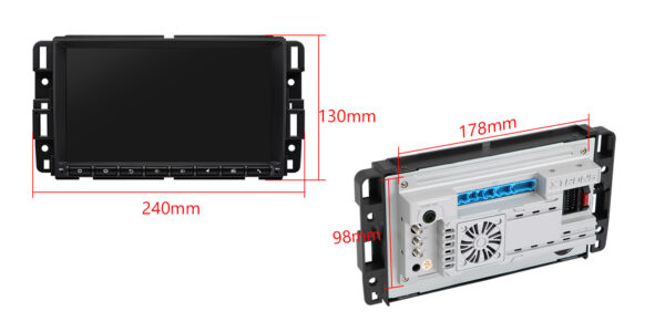 Chevrolet/Buick/GMC/Hummer | Android 14 | Octa Core | 4GB RAM & 64GB ROM | Global 4G LTE Solution | PX84JCCLGS