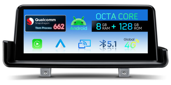 BMW | 3 / 4 Series / M3 / M4 | Android OS & OEM System | Qualcomm 662 | Octa Core | 8GB RAM & 128GB ROM | QBBH1487UNL