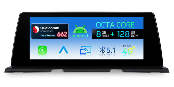 BMW | 6 Series | Android OS & OEM System | Qualcomm 662 | Octa Core | 8GB RAM & 128GB ROM | QBBH14NB12SX