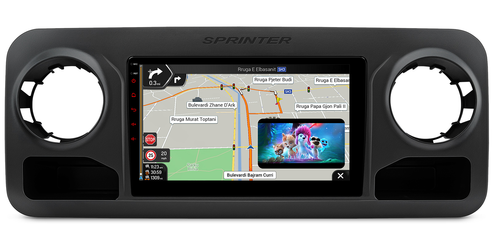 Mercedes-Benz | Sprinter | Android 14 | Octa Core | 4GB RAM & 64GB ROM | Global 4G LTE Solution | PXP14MSPGDAB