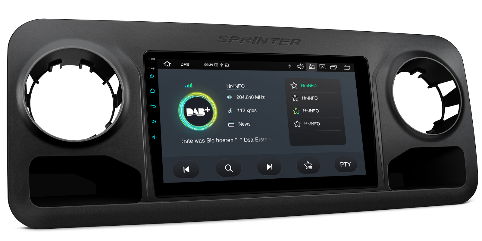 Mercedes-Benz | Sprinter | Android 14 | Octa Core | 4GB RAM & 64GB ROM | Global 4G LTE Solution | PXP14MSPGDAB