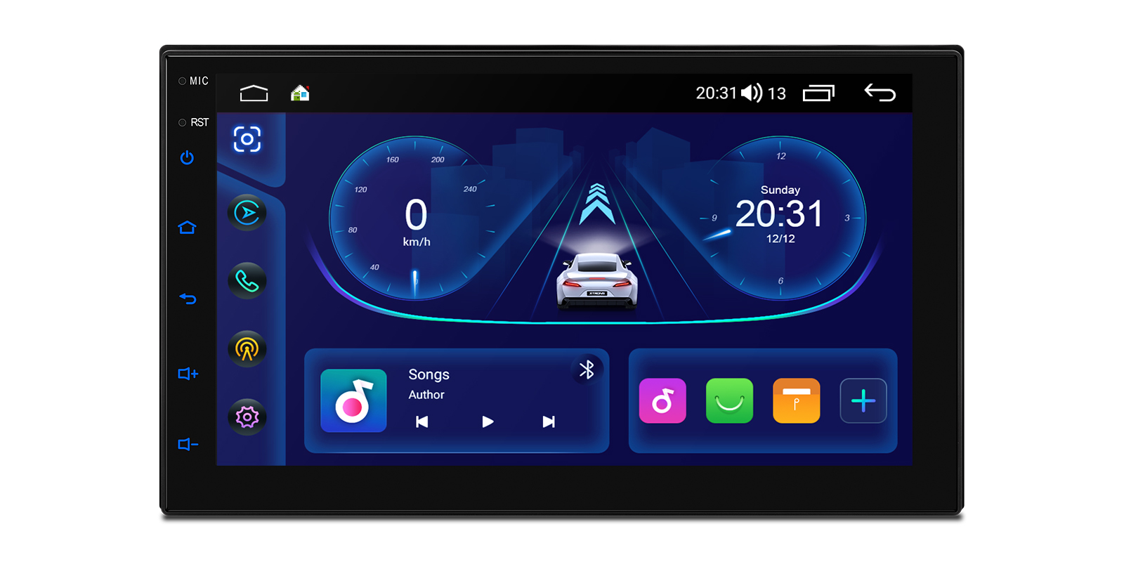 Universal | Double DIN | Android OS | Octa Core | 2GB RAM & 64GB ROM | IPS Screen | TIDS701L