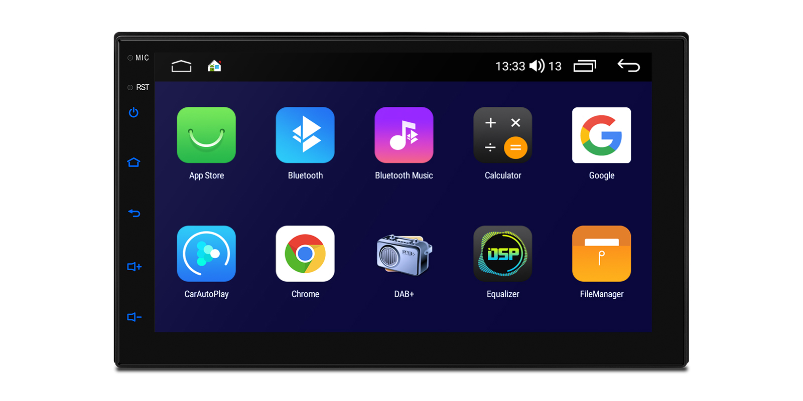 Universal | Double DIN | Android OS | Octa Core | 2GB RAM & 64GB ROM | IPS Screen | TIDS701L