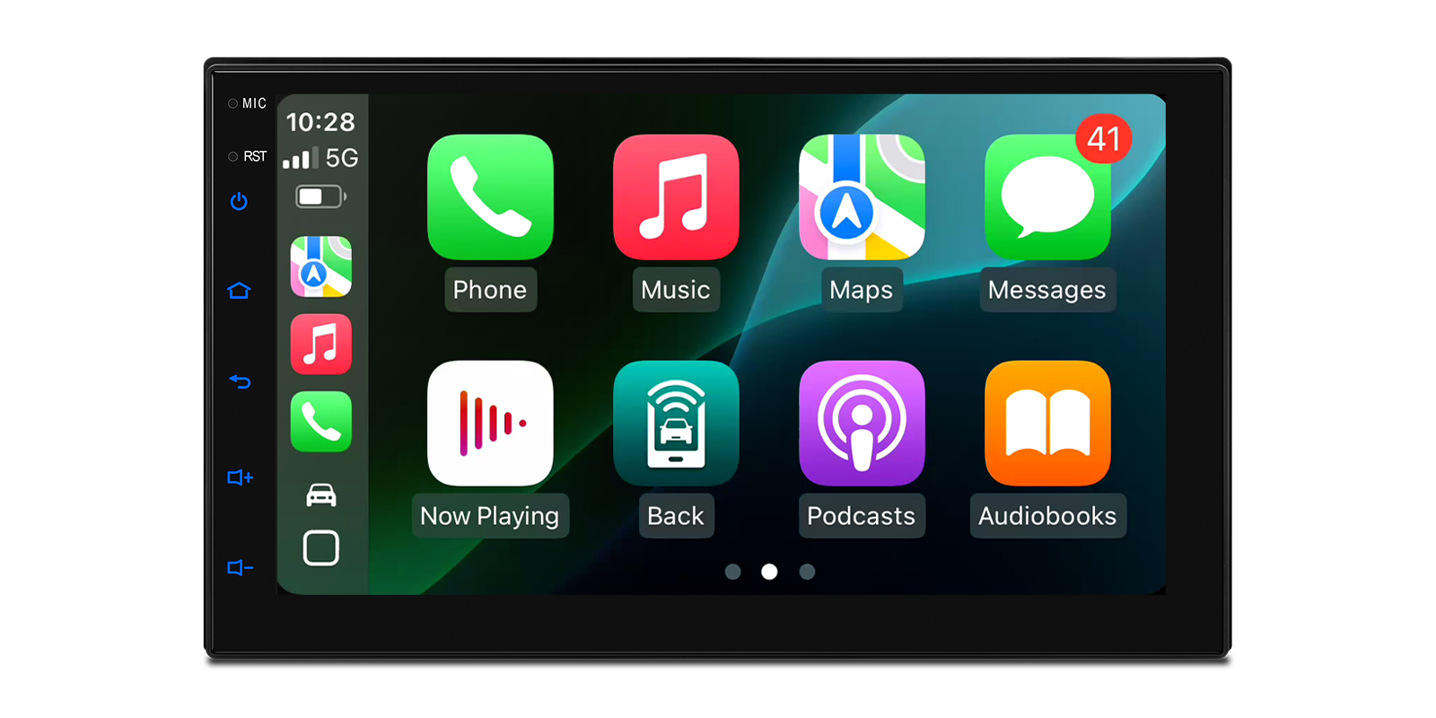 Universal | Double DIN | Android OS | Octa Core | 2GB RAM & 64GB ROM | IPS Screen | TIDS701L