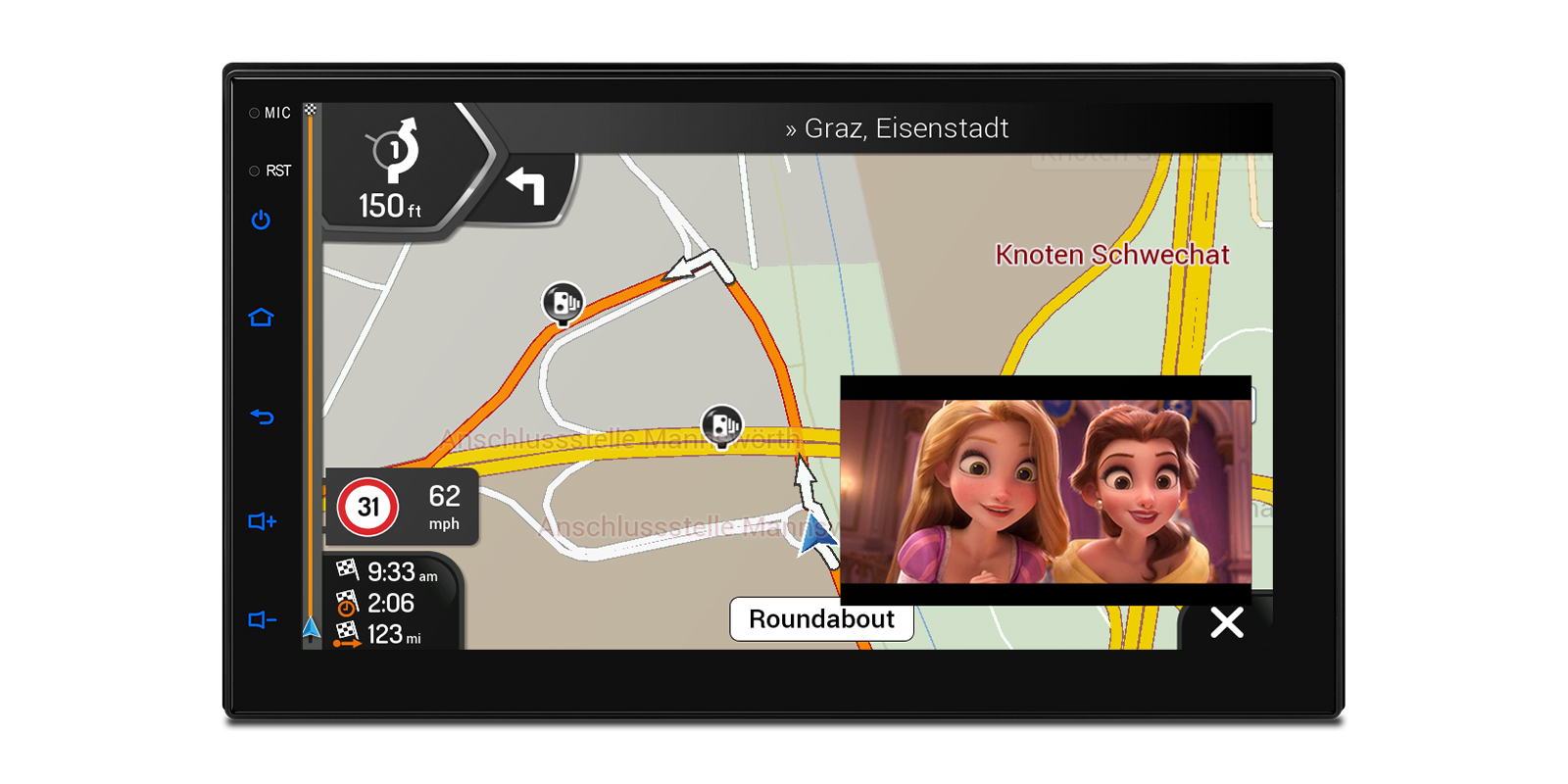 Universal | Double DIN | Android OS | Octa Core | 2GB RAM & 64GB ROM | IPS Screen | TIDS701L