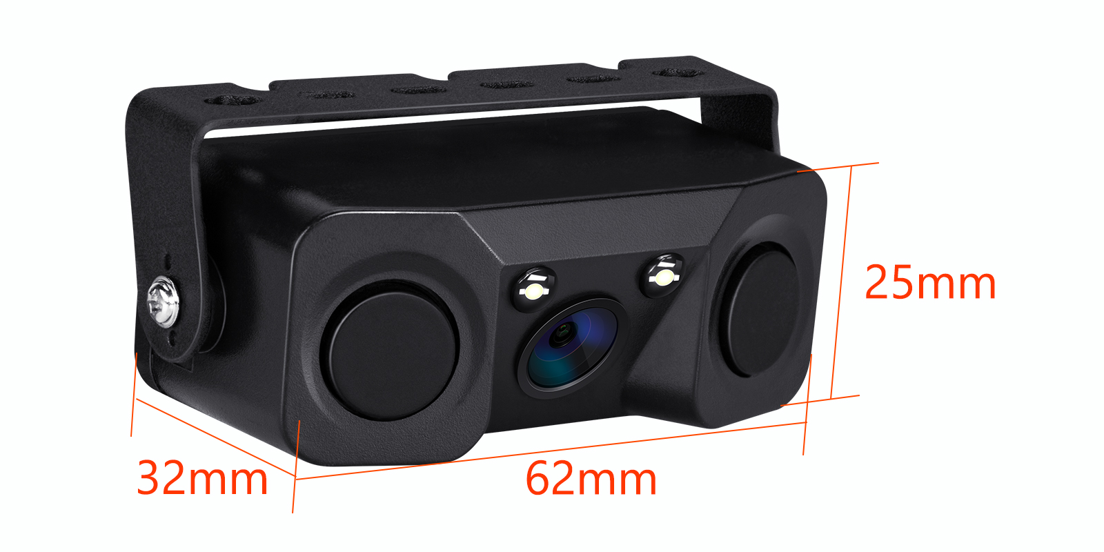 3-in-1 Reversing Camera | 720P AHD Camera | Built-in Parking Sensors | ACCAM716S