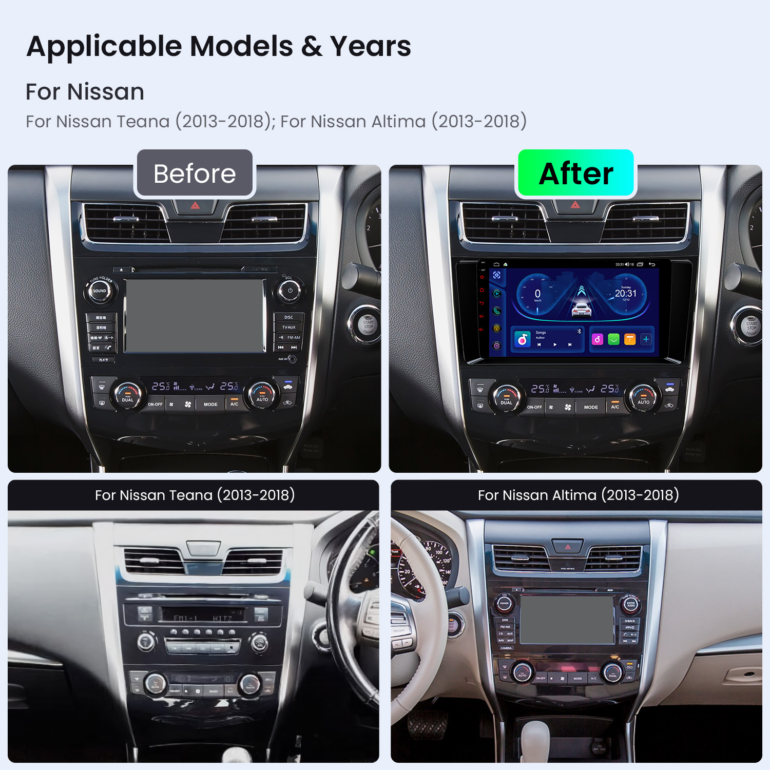Nissan | Android OS | Octa Core | 4GB RAM & 64GB ROM | IPS Screen | IDP90AMN