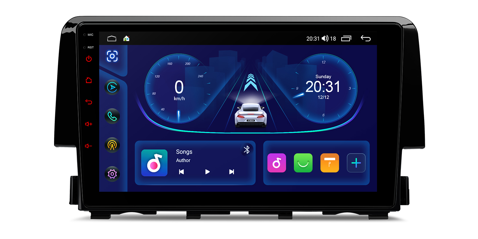 Honda Civic | Android OS | Octa Core | 4GB RAM & 64GB ROM | IPS Screen | IDP90CVH