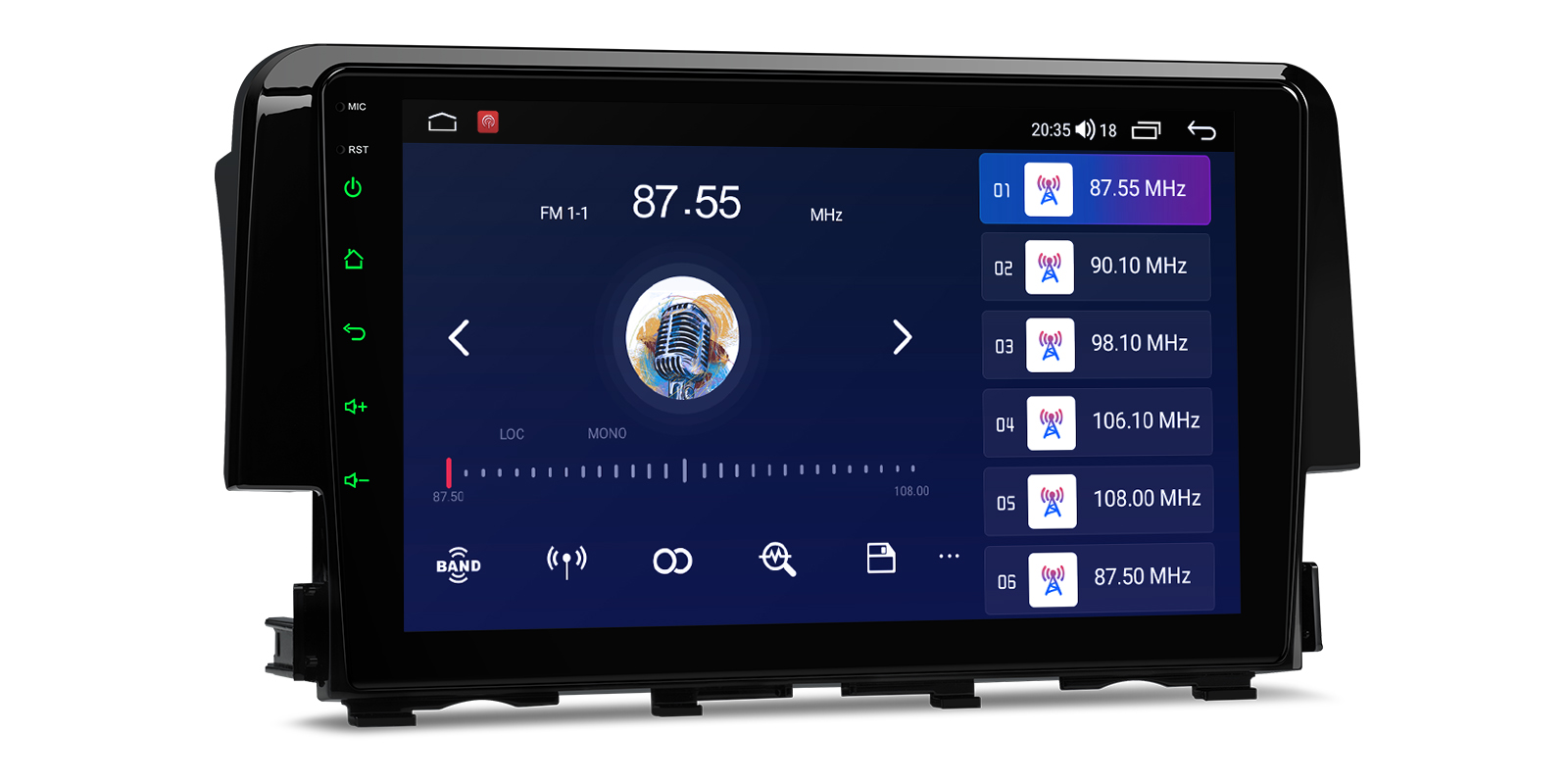 Honda Civic | Android OS | Octa Core | 4GB RAM & 64GB ROM | IPS Screen | IDP90CVH