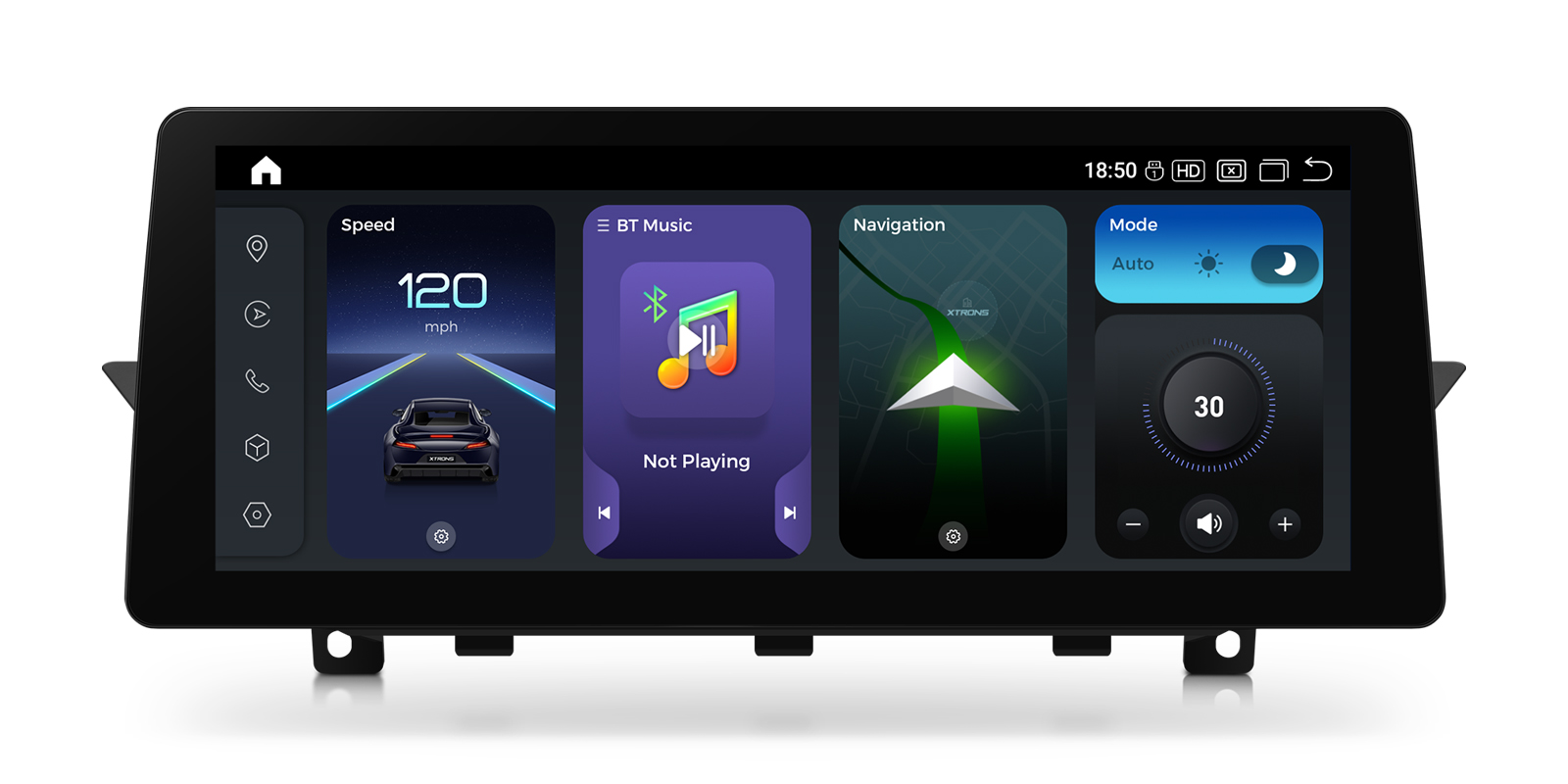 BMW | X1 | 12.3-inch 2K Screen | Android OS & OEM System | Qualcomm 680 | Octa Core | 8GB RAM & 128GB ROM | QGB24CIB12X1