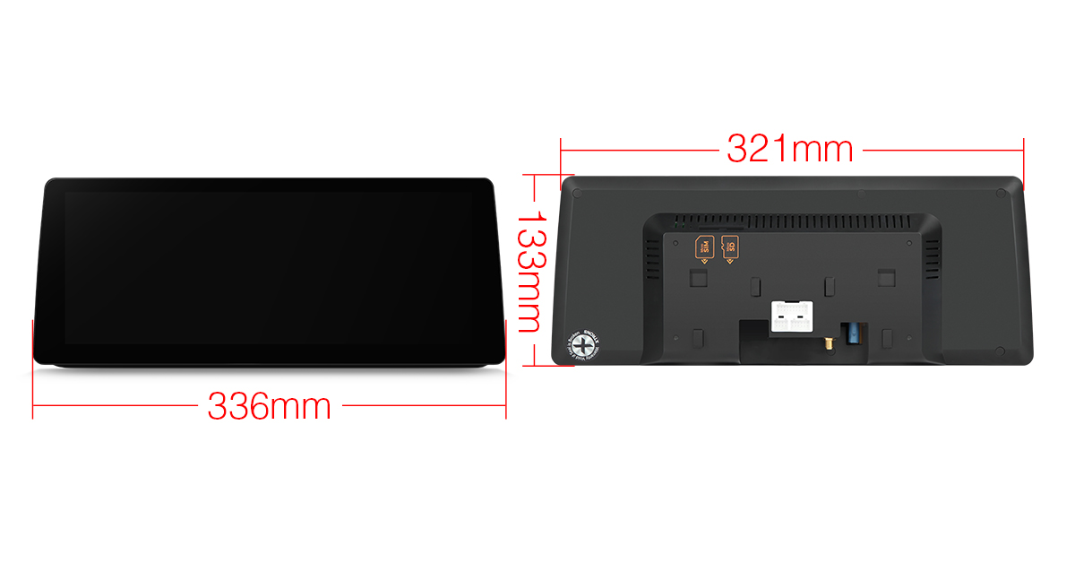 BMW | 3 series | 12.3-inch 2K Screen | Android OS | Qualcomm 680 | Octa Core | 8GB RAM & 128GB ROM | QGB24UMB12E90L