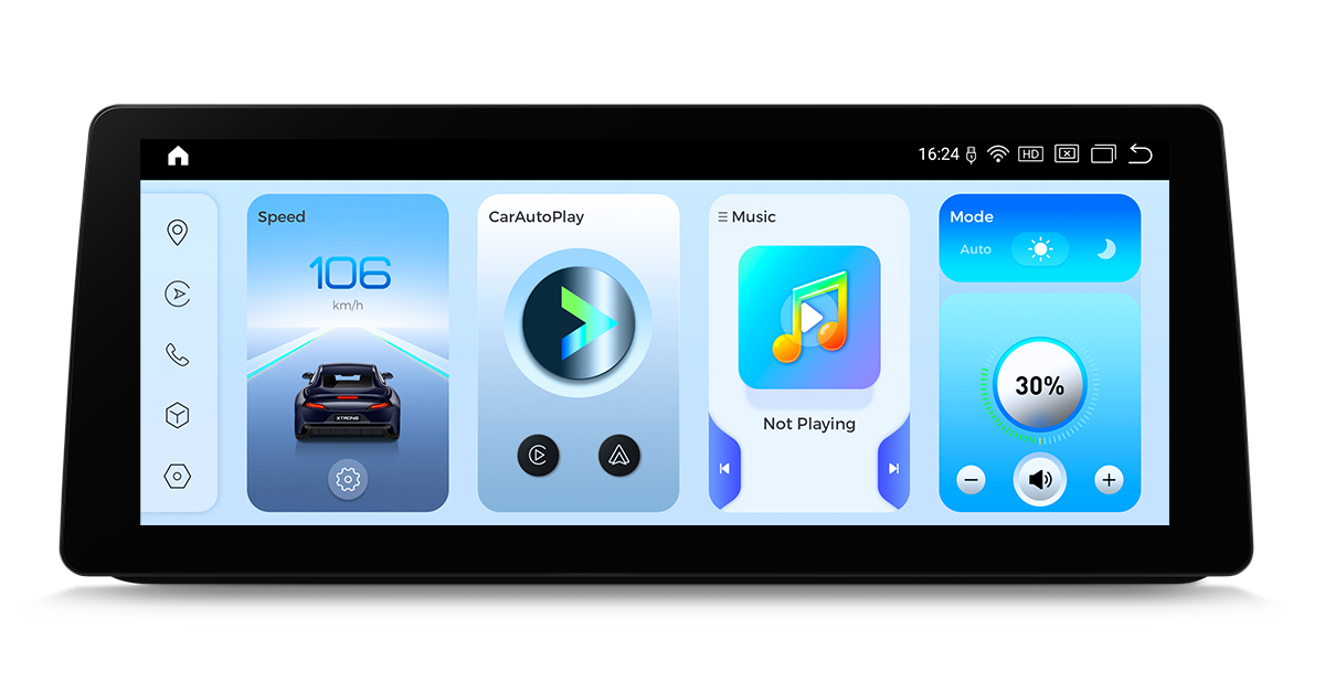 BMW | 3 series | 12.3-inch 2K Screen | Android OS | Qualcomm 680 | Octa Core | 8GB RAM & 128GB ROM | QGB24UMB12E90L