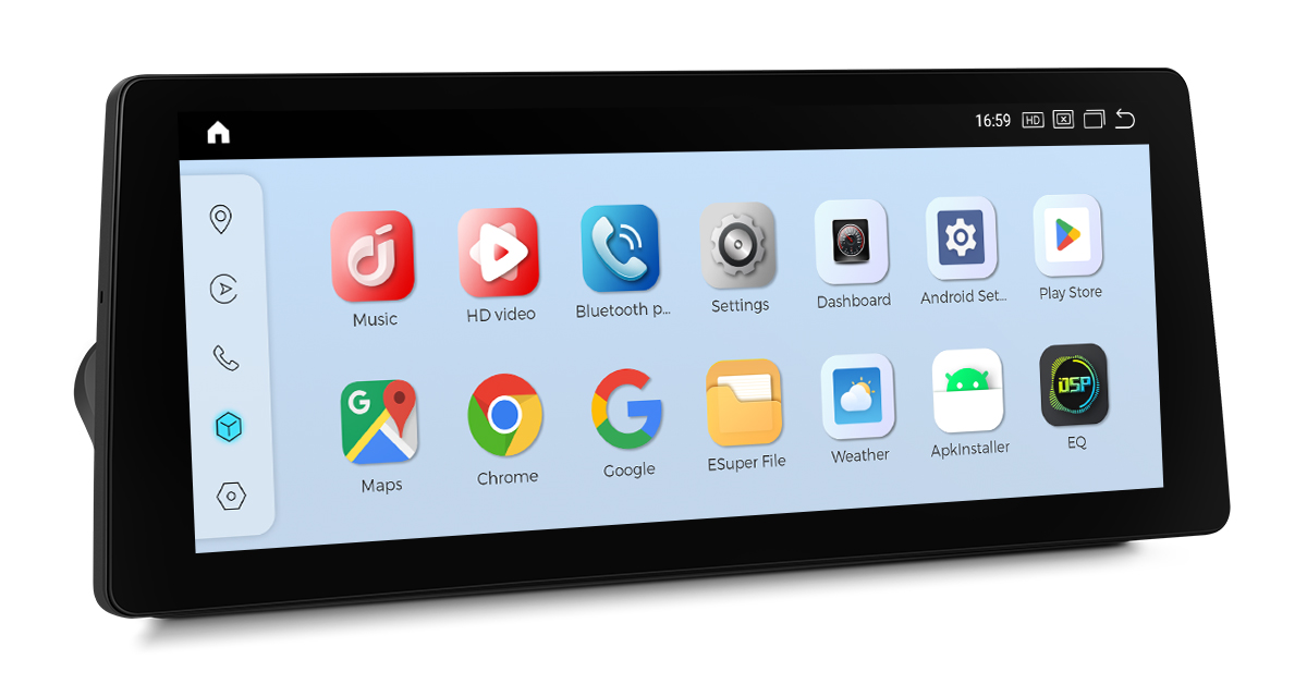 BMW | 3 series | 12.3-inch 2K Screen | Android OS | Qualcomm 680 | Octa Core | 8GB RAM & 128GB ROM | QGB24UMB12E90L