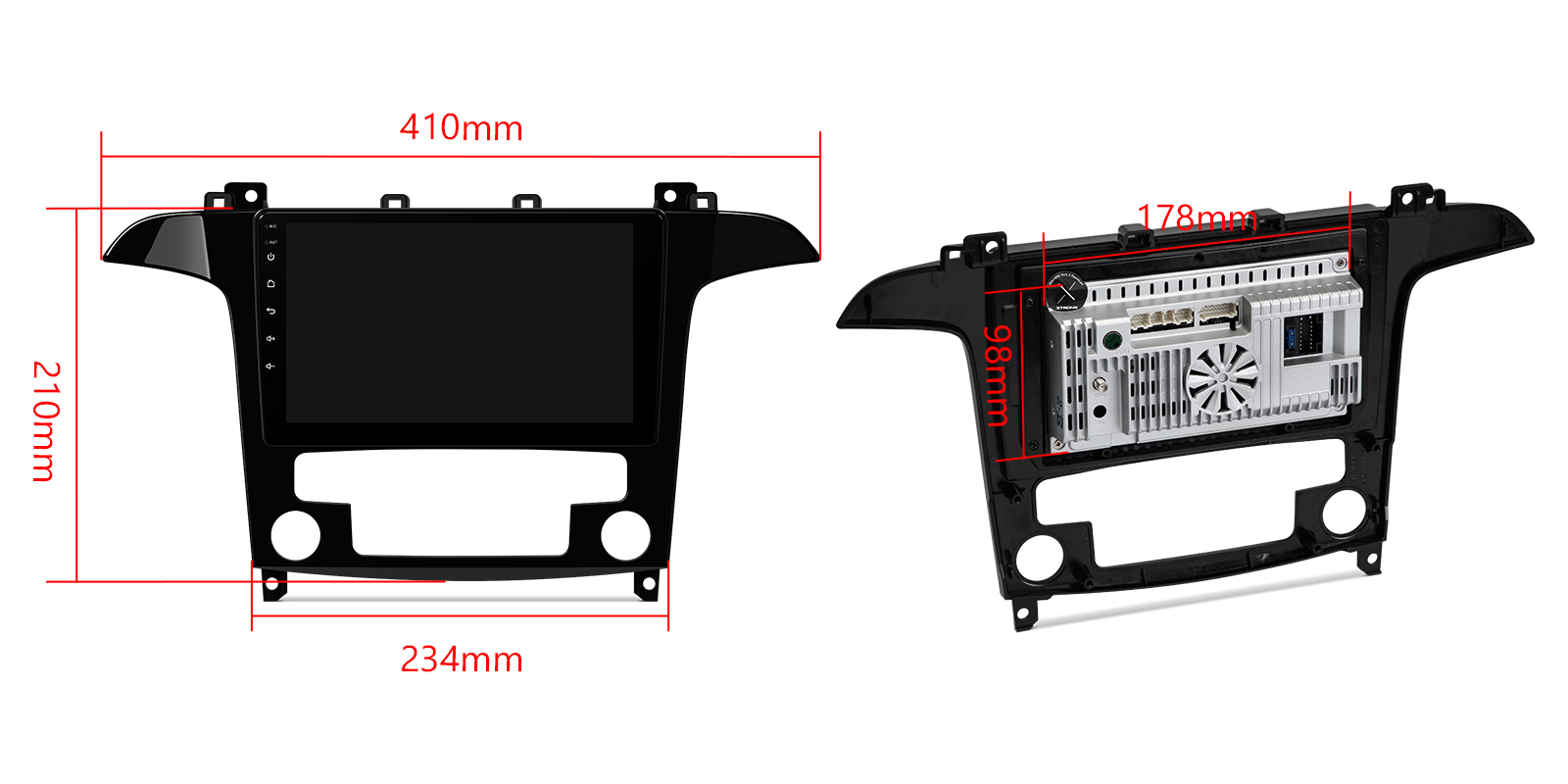 Ford S-Max | Android OS | Octa Core | 2GB RAM & 64GB ROM | 9" IPS Screen | IDSP90MXF