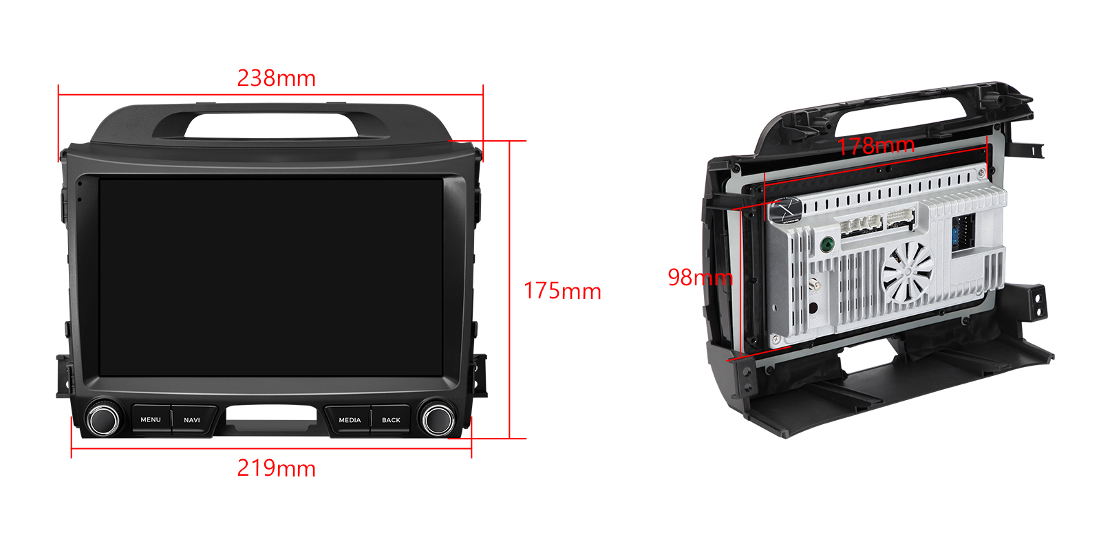 Kia Sportage | Android OS | Octa Core | 2GB RAM & 64GB ROM | 9" IPS Screen | IDSP90SPK