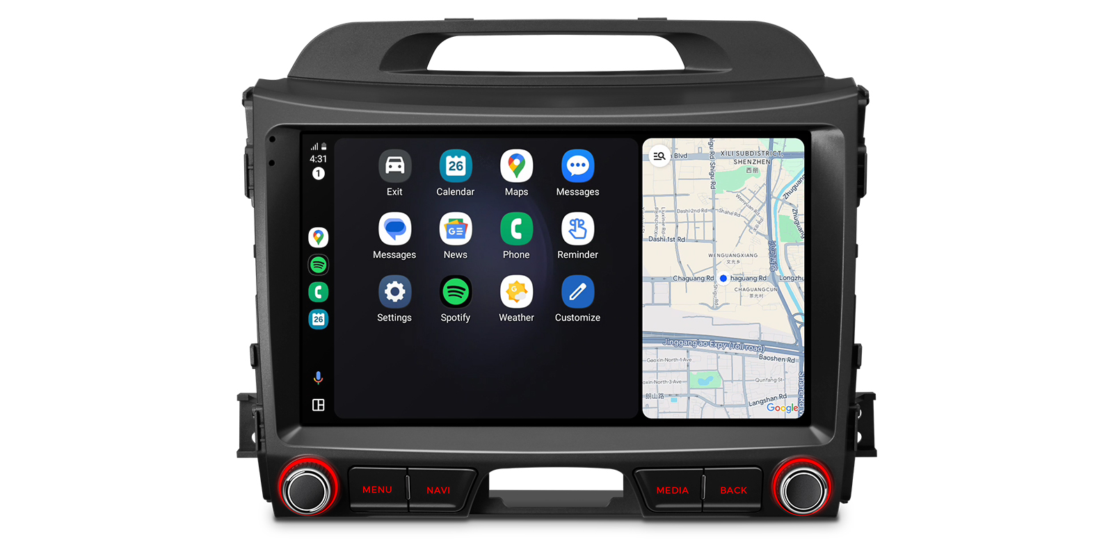 Kia Sportage | Android OS | Octa Core | 2GB RAM & 64GB ROM | 9" IPS Screen | IDSP90SPK