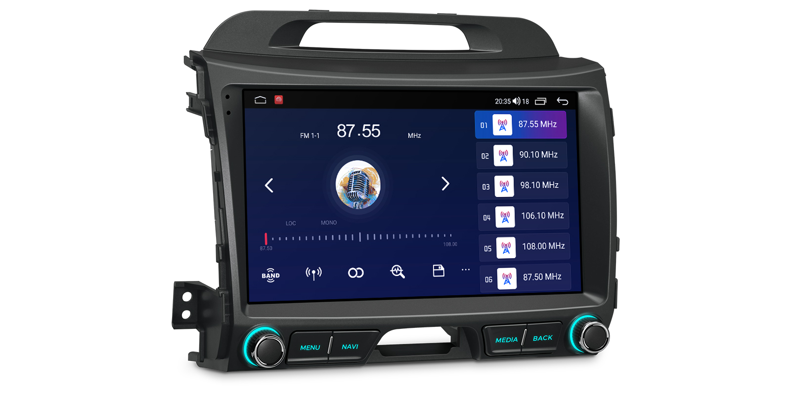 Kia Sportage | Android OS | Octa Core | 2GB RAM & 64GB ROM | 9" IPS Screen | IDSP90SPK