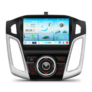XTRONS IMHP94FSF 9-inch Android 14 car stereo for Ford Focus— Unisoc 7865, 8GB RAM, dual Bluetooth, plug-and-play fit
