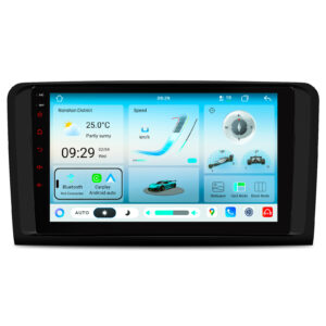 XTRONS IMHP94M164 9-inch Android 14 car stereo for Mercedes-Benz ML-Class/GL-Class — Unisoc 7865, 8GB RAM, dual Bluetooth, plug-and-play fit