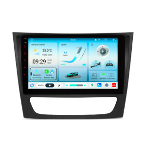 XTRONS IMHP94M211 9-inch Android 14 car stereo for Mercedes-Benz E-class / CLS-Class— Unisoc 7865, 8GB RAM, dual Bluetooth, plug-and-play fit