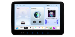 XTRONS TUAH122L Android 15 car stereo displaying the light-theme home screen.